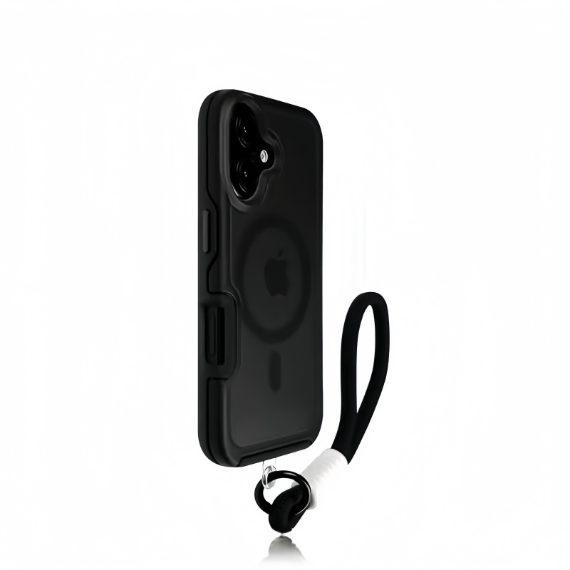 Colorful MagSafe iPhone Case with Hand Strap – Shockproof & Stylish