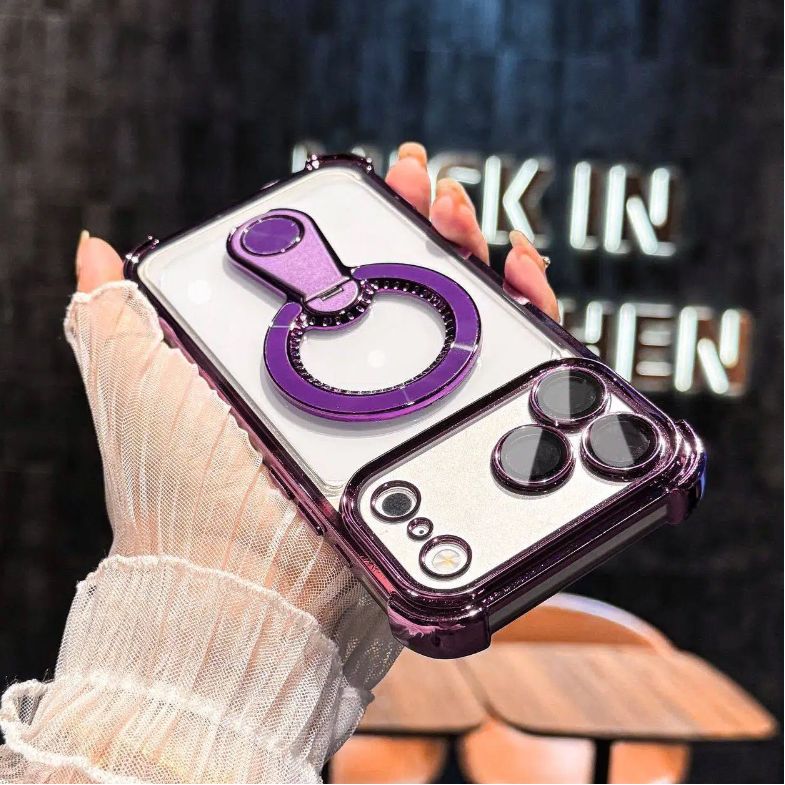 360° Ring Grip Magnetic Case – Stand, Protection & Everyday Convenience